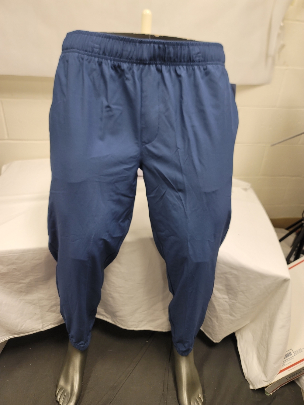 Men's Blue Elastic Waist Jogger Pants